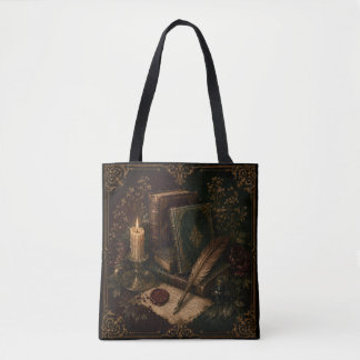 Tela Bolso de mano Vintage Dark Academia