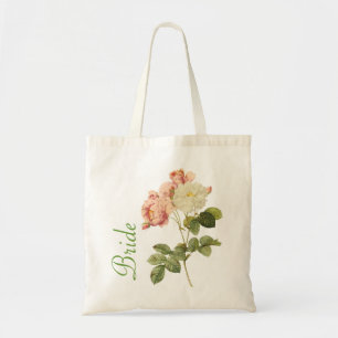 Tela Bolso de mano Vintage Peonies Bride's Carry All