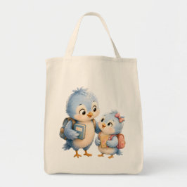 Tela Bolso de mercado Hermanos Sweet Blue Bird