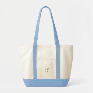 Tela Bolso de monograma elegante