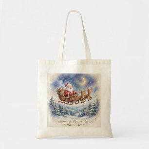 Tela Bolso de Navidad vintage de Santa