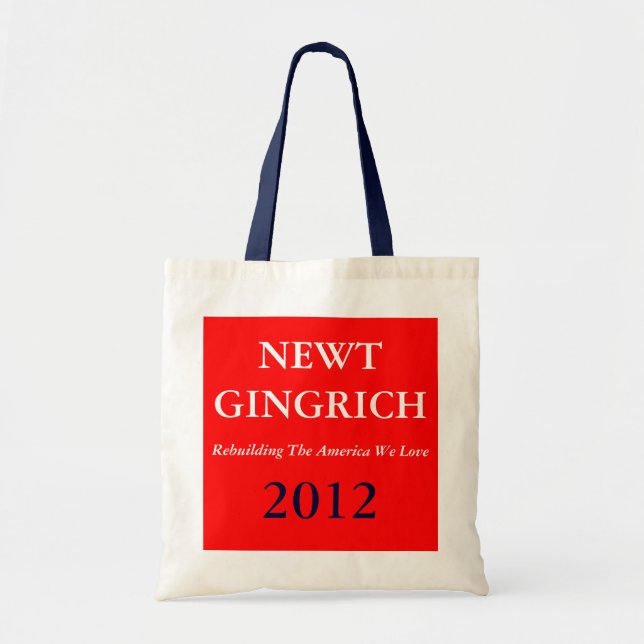 Tela Bolso de Newt Gingrich (Frente)