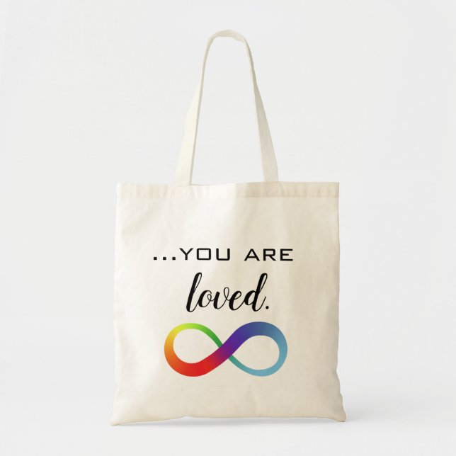 Tela Bolso de orgullo LGBTQ+ Infinity (Frente)
