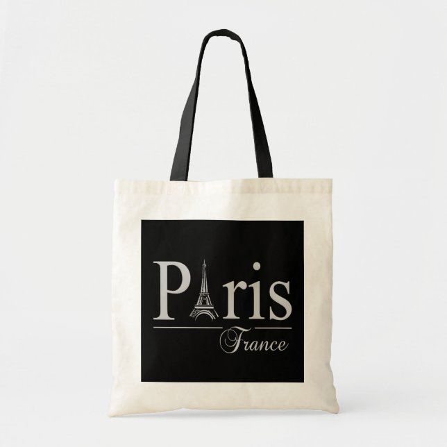 Tela Bolso de París Francia - elija el estilo y el (Frente)