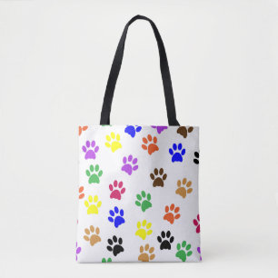 Tela bolso de patas de gato