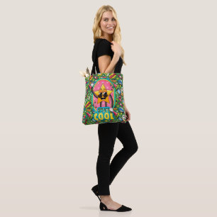 Tela Bolso de patrón de arte pop 'Stay Cool'