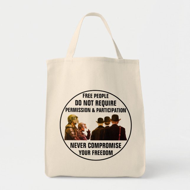 Tela Bolso de permiso y participación (Frente)