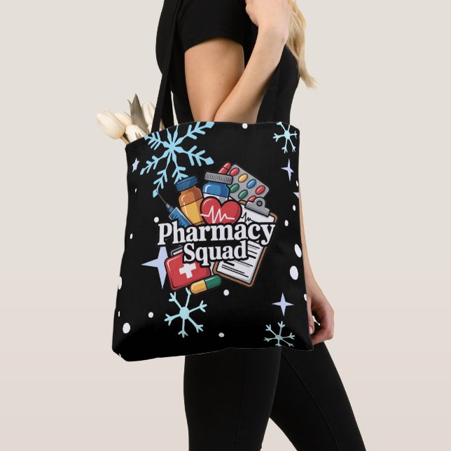 Tela Bolso de 'Pharmacy Squad'. (Detalle)