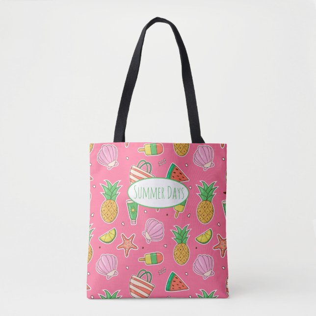 Tela Bolso de Playa para Días de Verano (Anverso)