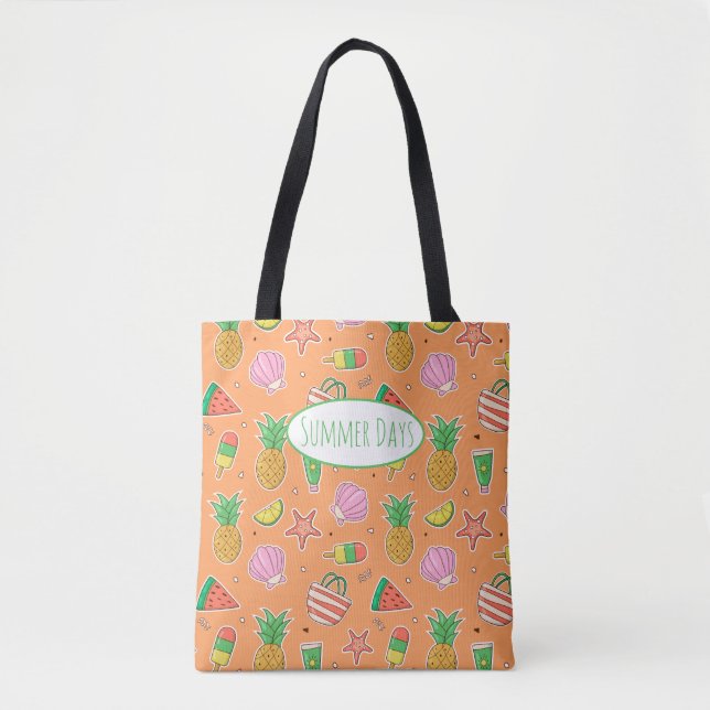 Tela Bolso de Playa para Días de Verano (Anverso)