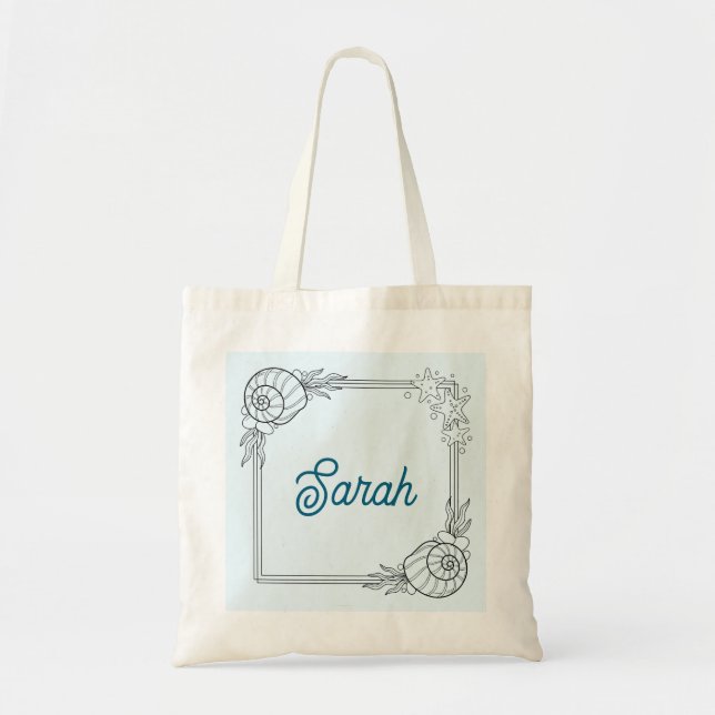 Tela Bolso de playa personalizado (Frente)