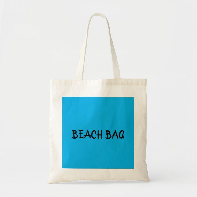 Tela Bolso de playa. Un TOTE. (Frente)