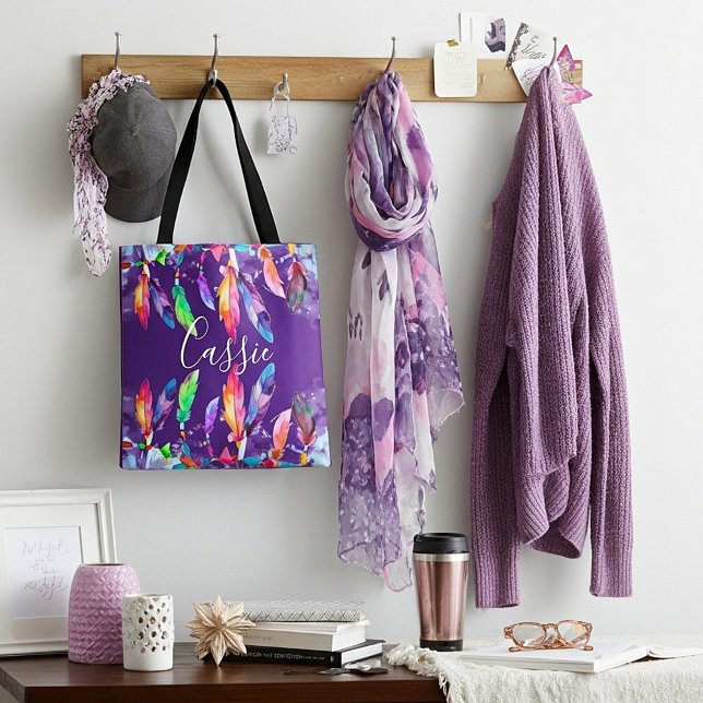Tela Bolso de plumas boho personalizadas (Subido por el creador)