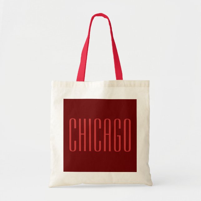 Tela Bolso de presupuesto de Chicago (Frente)
