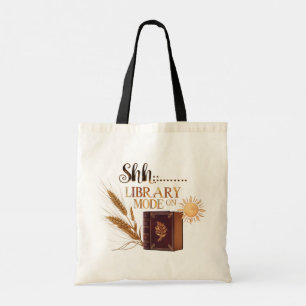 Tela Bolso de presupuesto de lona ecológico "Modo Bibli