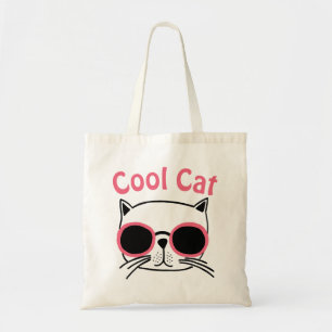 Tela Bolso de presupuesto gato genial