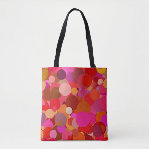 Tela bolso de puntito rojo