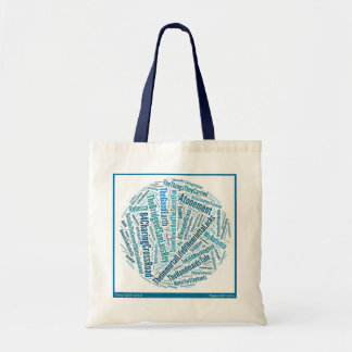 Tela Bolso de punto del bookclub del tote del arte del