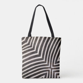 Tela Bolso de rayas de cebra funky