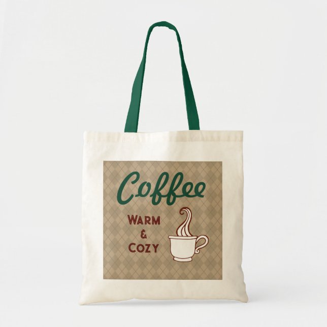 Tela Bolso de regalo clásico de café (Frente)