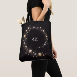 Tela Bolso de regalo con iniciales en espiral de estrel