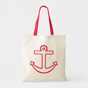 Tela Bolso de regalo de crucero ancla para mujeres