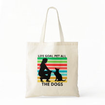Bolso de regalo para amantes de perros retro
