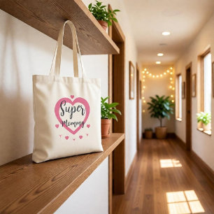 Tela Bolso de regalo para la mejor mamá personalizado S