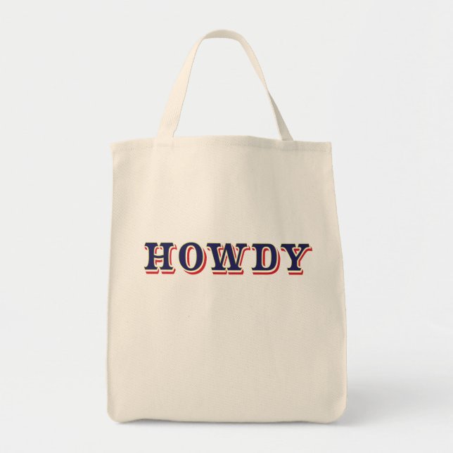 Tela Bolso de remolino de Howdy (Frente)