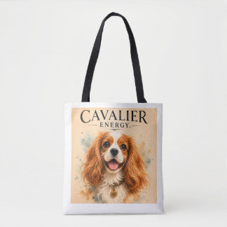 Tela Bolso de retrato de arte vintage del Cavalier King