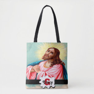 Tela Bolso de rogación de los monogramas de Jesús
