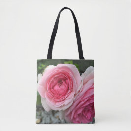 Tela Bolso de rosas rosadas