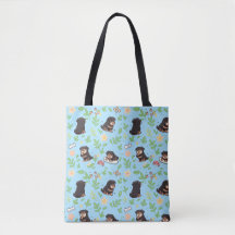 Bolso de Rottweiler Lindo Floral Kawaii de Primave