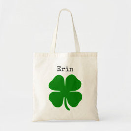 Tela bolso de shamrock personalizado
