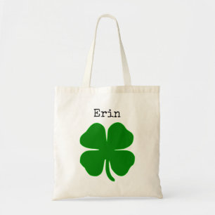 Tela bolso de shamrock personalizado