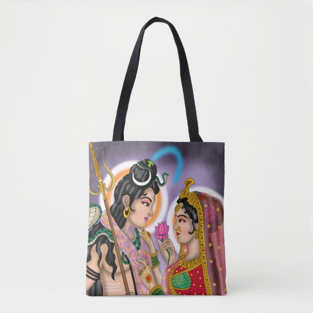 Tela Bolso de Shiva Parvati (Anverso)