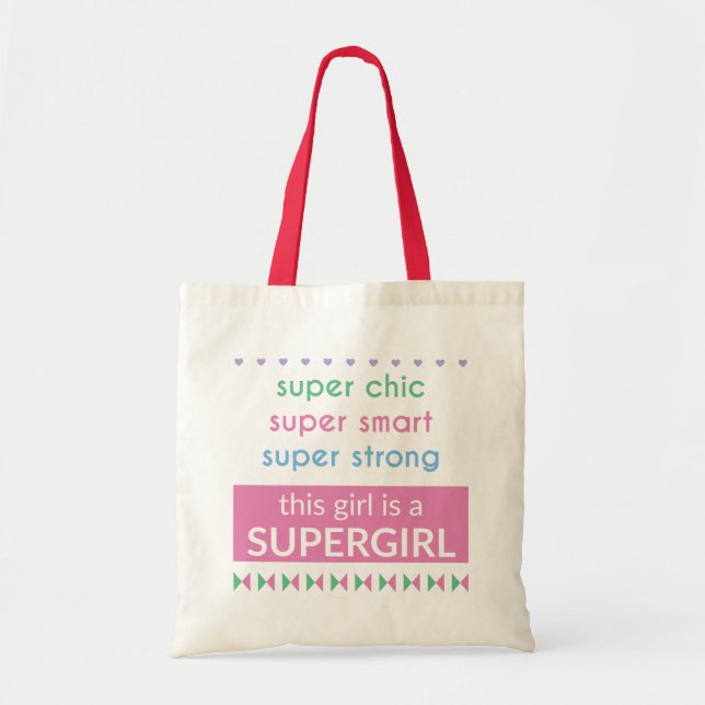 Tela Bolso de Supergirl (Frente)