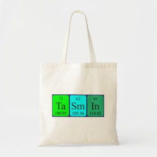 Tela Bolso de tabla periódica de Tasmin