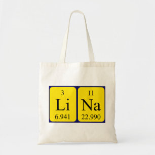 Tela Bolso de tabla periódica Lina