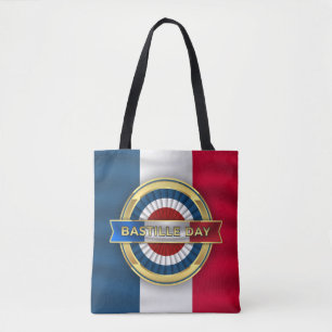 Tela Bolso de té para celebrar el día de la bastilla