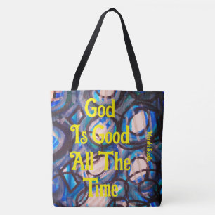 Tela Bolso de tela, "Dios es bueno todo el tiempo