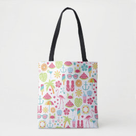 Tela Bolso de tema de playa de verano
