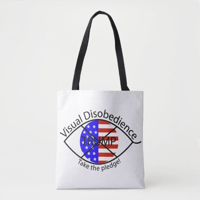Tela Bolso de tetas de desobediencia visual (Anverso)