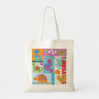 Tela Bolso de tocino de los niños de los dinosaurios