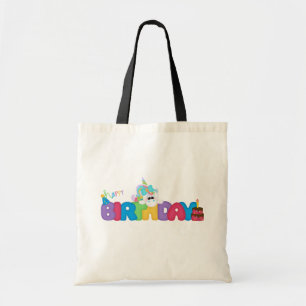Tela Bolso de tocino de Unicornio feliz cumpleaños