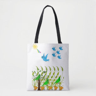 Tela bolso de tote