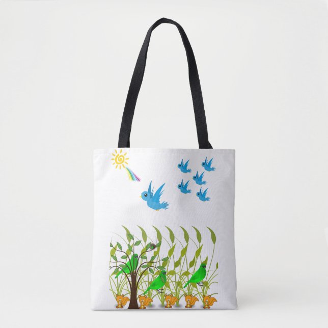Tela bolso de tote (Anverso)