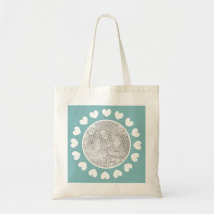 Tela Bolso de tote de foto boda personalizado con image