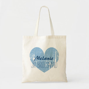 Tela Bolso de tote de la joven novia azul marino person