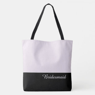 Tela Bolso de tote para dama de honor chic